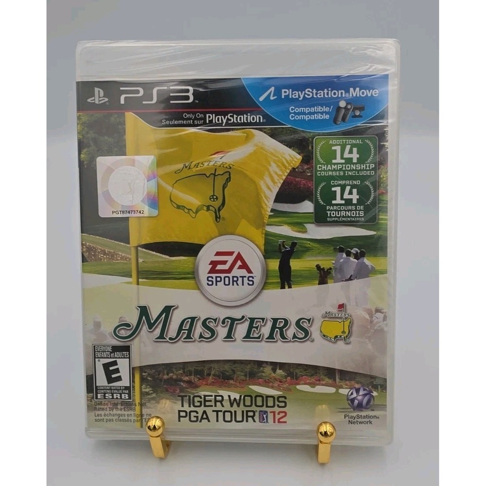 Tiger Woods PGA Tour 12 The Masters Sony PlayStation 3 PS3 2011 EA Sports NEW